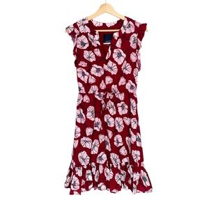 Modcloth As You Love It Floral Ruffle Dress Size Small